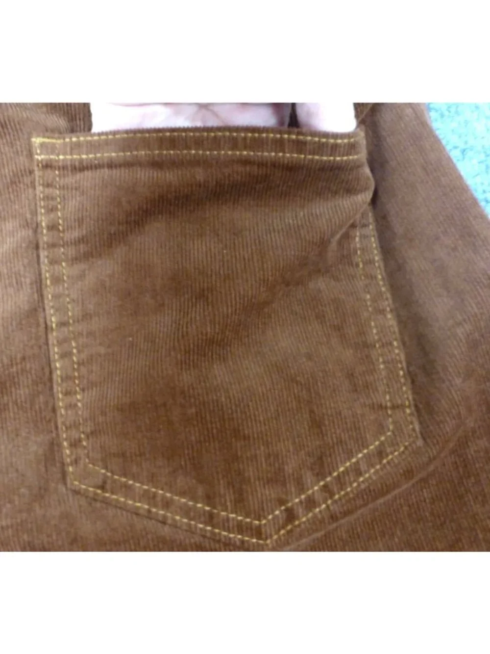 Gap Womens High Rise Vintage Slim Corduroy Pants 10/30 R Brown Stretch New With - Picture 11 of 11